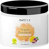 Vegane Vitamine + Mineralien - Vitaminpulver Multinährstoff - Mikronährstoffe A-Z hochdosiert - Daily Multivitamin Pulver Komplex Vegan Essentials Nährstoffe Mango Maracuja 250g