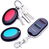 VODESON Wireless Key Finder RF Kabelloser Sachenfinder Schlüsselfinder Schlüsselanhänger Wallet Locator (2 Empfänger)