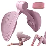 Oberschenkel hip Trainer, Trainingsgerät für Weibliches Gesäß, Postpartale Rehabilitation Beckenbodentrainer, Oberschenkel Trainer für Zuhause, für STraining Bein, Arme, Gesäß und Innenschenkel (rosa)