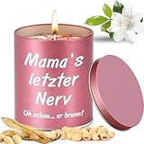 Weihnachten Geschenke für Mama, Kleine Geschenke für Mama 9oz Lavendel Duftkerzen, Lustig Mama Weihnachten Geschenke Nikolaus Geschenke zum muttertag Geburtstag