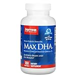 Jarrow Formulas, Max DHA, Fischöl mit Omega-3, Hochdosiert, 180 Weichkapseln, Laborgeprüft, Glutenfrei, Sojafrei, Ohne Gentechnik