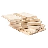 Holzstäbchen | Holzspatel | Eisstiele aus Holz | Holzspachtel | 14 cm lang | 1 cm breit | ideal zum Basteln, Waxing, Eis selber machen | 300 Stück