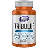 Now Foods, Tribulus, 1000mg, hochdosiert, 90 vegane Tabletten, Laborgeprüft, Vegetarisch, Sojafrei, Glutenfrei, Ohne Gentechnik