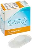 Bausch + Lomb PureVision2 for Astigmatism Monatslinsen, torische Kontaktlinsen, weich, 6 Stück BC 8.9 mm / DIA 14.5 / CYL -1.25 / Achse 180 / -1.5 Dioptrien