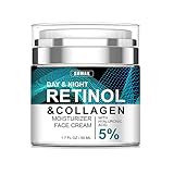 Fortschrittlich Retinol Creme Gesicht,Feuchtigkeitscreme Kollagen Creme Für Gesicht mit 5% Hyaluronsäure,Anti Falten Reduzierung Feiner Linien, Lifting und Straffungscreme 50 ml