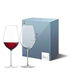 Zwiesel Glas Bordeaux Premier Cru Rotweinglas Enoteca (2-er Set), in Handarbeit mundgeblasene Bordeauxgläser, edle Kristallgläser für Rotwein (Art.-Nr. 122089)