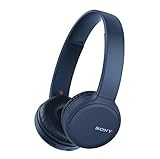 Sony WH-CH510 kabellose Bluetooth Kopfhörer (kraftvoller Klang, eingebauter Sprachassistent, Quick Charge, bis zu 35 Stunden Akkulaufzeit, wireless) Blau, Norme