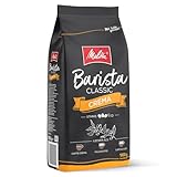 Melitta Barista Classic Crema, Ganze Kaffee-Bohnen 1kg, ungemahlen, Kaffeebohnen für Kaffee-Vollautomat, mittlere Röstung, Stärke 3