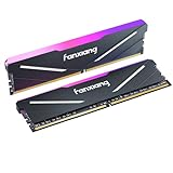 fanxiang RGB RAM 32GB (2x16GB) DDR4 3600MHz CL18 Desktop Memory, PC Arbeitsspeicher Kit mit Kühlkörper, XMP2.0, Hochleistung und Niedriger Stromverbrauch, Perfekt für Gaming und Multitasking