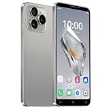 CatCalls i15Pro Billiges Smartphone,5,0 Zoll IPS Display, 16GB ROM/Erweiterbar auf 128GB, Android 9.0, Dual SIM Dual Kamera, Face ID, GPS, FM, Bluetooth Entsperren 3G Handy (i15Pro-Grey)