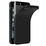 Verco Kompatibel mit iPhone SE Hülle (1. Gen.) und iPhone 5/5s Hülle, Matte Rückschale Schutzhülle für iPhone 5/5S/SE Case Silikon Handyhülle - Schwarz