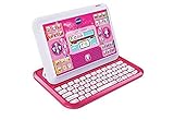 VTech 2 in 1 Tablet pink – Laptop und Tablet in einem – Mit 80 Lernspielen in zahlreichen Kategorien – Zum Lernen von Deutsch, Englisch Mathe u. v. m. – Für Kinder von 5-7 Jahren