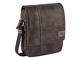 camel active Laos Herren Umhängetasche Messenger Bag Klein Braun