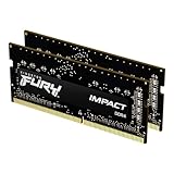 Kingston FURY Impact 32GB (2x16GB) 3200MHz DDR4 CL20 Laptop Speicher Kit mit 2 KF432S20IBK2/32