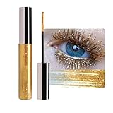 Glitzer Mascara for Wimpern, Wimpern-Glitzer for Augen Make-up, Wasserfeste, Langlebige Wimpern, Farbige Mascara, Bühnenparty, Hochzeit, Musik, Festival(02#)