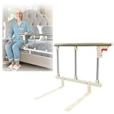 JXCCA Bed Rails for Elderly Adults Safety, Hospita-bettgitter, Zusammenklappbares Betthilfsgitter, Sicherheitsbettgitter, Bettgeländer für Ältere Menschen, Verdicktes Stahlrohr, 67X40CM