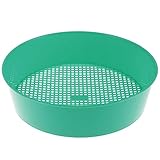 GOOFFY ,Sichter Kunststoff Gartensieb Riddle Green for Composy Soil Stone Mesh Gardening Tool Mehlsieb