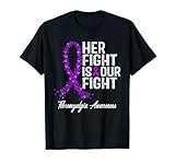 Fibromyalgie Awareness Her Fight Fibro Warrior Support T-Shirt