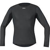 GORE WEAR Herren Windstopper Baselayer Thermo Shirt Langarm, Schwarz, L EU