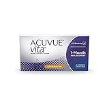 ACUVUE Kontaktlinsen Vita for Astigmatism Monatslinsen weich, 6 Stück / BC 8.6 mm / DIA 14.5 / CYL -0.75 / Achse 180 / -1.25 Dioptrien