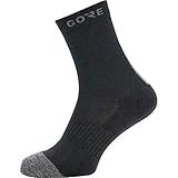 GORE WEAR Unisex Thermo Socken mittellang, black/graphite grey, 41-43 EU