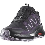 Salomon Speedcross Peak Damen Trail-Laufschuhe, Outdoor-bereit, Geländegängiger Schutz , Aktiver Grip, Black, 39 1/3