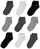 s.Oliver Socks Jungen S21010 Sneakersocken, Grau (Grey 49), 35-38 (Herstellergröße: 35/38) (9er Pack)