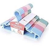 ilauke Kleiderbügel Kinderkleiderbügel 36 Stk. Baby Kleiderbügel Hangers Aufbewahrung Kleiderbuegel 27,5CM für Babys und Kleinkinder, Farbig