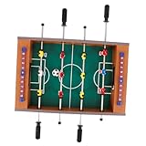 MOBUTOFU 1 Satz Kickermaschine Kickertisch Tischfußballspiel Fußballspiel Im Haushalt Spieltisch Fußball-brettspiel Lustiger Tischfußball Tischspiele Tragbarer Tischfußball Hölzern