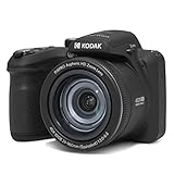 KODAK Pixpro Astro Zoom AZ405: Digitale Bridgekamera, 40-facher Zoom, 24-mm-Weitwinkel, 20 Megapixel, LCD 3, Video Full HD 1080p, OIS, AA-Batterie – Schwarz