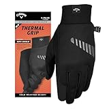 Callaway Golf Thermal Grip Kaltwetter-Golfhandschuhe (2er Pack) 2023, Schwarz