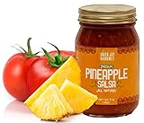 Green Jay Gourmet Ananas Salsa Ananas Jalapeno Salsa mittlerer Hitze Picante Salsa Gourmet Salsa Dip ohne Konservierungsmittel glutenfrei, Msg Frei, Small Batch Natürl 1 Jar