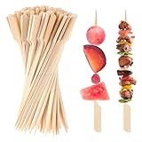 Spieße Fingerfood, Abeillo 100 x 15cm Cocktailspieße, Holz Cocktail Sticks Cocktail Spieße Cocktail, Bambus Spieße, Zahnstocher Cocktail-Picks, Partyspieße, Spiesse für Obst Snacks Fingerfood