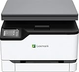 Lexmark MC3224DWE 3-in-1 Farblaser-Multifunktionsgerät (Drucker, Kopierer, Scanner, WLAN, LAN, bis zu 22 S./Min., autom. beidseitiger Druck, 7,2 cm-Touchscreen) schwarz/grau