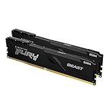 Kingston FURY Beast 64GB (2x32GB) 3200MHz DDR4 CL16 Desktop Speicher Kit mit 2 KF432C16BBK2/64