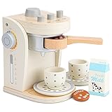 New Classic Toys 10705 Kaffeemaschine, Weiß, Weis