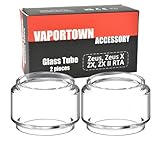 Vaportown Ersatzglas kompatibel mit GeekVape Zeus Sub Ohm/Zeus X/Zeus X Mesh/Zeus Dual RTA Verdampfer Glas Bulb Pyrex Ersatz für GeekVape Bubble Glass Vape Tank (2 Stück)