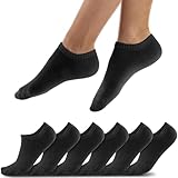 QINCAO Sneaker Socken Herren Damen 6 Paar Kurze Halbsocken Baumwolle Sportsocken Atmungsaktiv Laufsocken