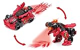 VTech Switch and Go Dinos Fire-Mini-T-Rex – Dino-Auto-Transformer – 2in1 Spielzeug mit Dinostimme, Geräusch- und Lichteffekten – Für Kinder von 3-8 Jahren