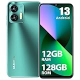 OUKITEL C36 Handy Ohne Vertrag, 12GB+128GB/1TB erweiterbar, 5150mAh 6.56' HD+ Display Android 13 günstig Smartphone 4G, Octa Core Prozessor, 13MP Panorama Kamera,Dual SIM 3 Steckplatz, Wi-Fi