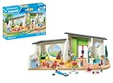 PLAYMOBIL MyLife 71601 Kita 'Regenbogen', großes Kindergarten-Set mit zahlreichen Accessoires und funktionsfähiger Türklingel, detailreiches Spielzeug für Kinder ab 4 Jahren