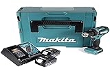 Makita DDF485RFJ Akku-Bohrschrauber mit 2X 3.0 Ah 18V