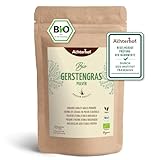 Gerstengras Pulver Bio 1000g | reines und natürliches Superfood in Rohkostqualität | regelmäßige Nährwertkontrollen | aus deutschem Anbau | vom Achterhof