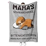 KAAYEE Geschenke für Mama, Weiche Decke Besondere Mama Geschenk zum Weihnachten Geburtstag Muttertag, Geburtstagsgeschenk Muttertagsgeschenke für Mutter von Kindern 1.3 * 1.5 M