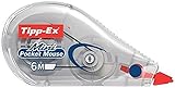 Tipp-Ex 95957 Korrekturroller Mini Pocket Mouse, 6 m x 5 mm, 1er Pack, Ideal für das Büro, das Home Office oder die Schule