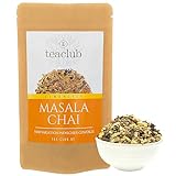 Masala Chai Tee Lose Gewürzmischung 100g, Indische Gewürze für Chaitee oder Chai-Latte, 100% Natürlich nicht Aromatisiert, TeaClub Tea