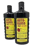 Auto Gloss 707 Politur Glanzversiegelung 2er Set NEU in der schwarzen Flasche mit praktischem Klappverschluss