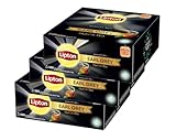 Lipton Tee, Schwarzer Tee, Earl Grey, Reich an Geschmack und Aroma, Rainforest-Alliance zertifiziert, pflanzenbasierte Teebeutel, 3er Pack, 300 Teebeutel