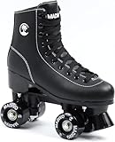 MADIVO Classic Damen Klassische Retro Rollschuhe | ABEC-7 Kugellager | Mädchen Roller Skates Inliner Inlineskates | Schwarz | Gr. 35, 36, 37, 38, 39, 40, 41 (38)