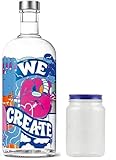 Absolut Vodka Together We Create 40% Vol. 1,0 Liter Pink Hand incl. Absolut Jar